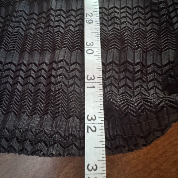 Jordan Taylor Black Mesh Chevron V-neck Swim Beach Coverup Bell sleeves - Picture 11 of 13